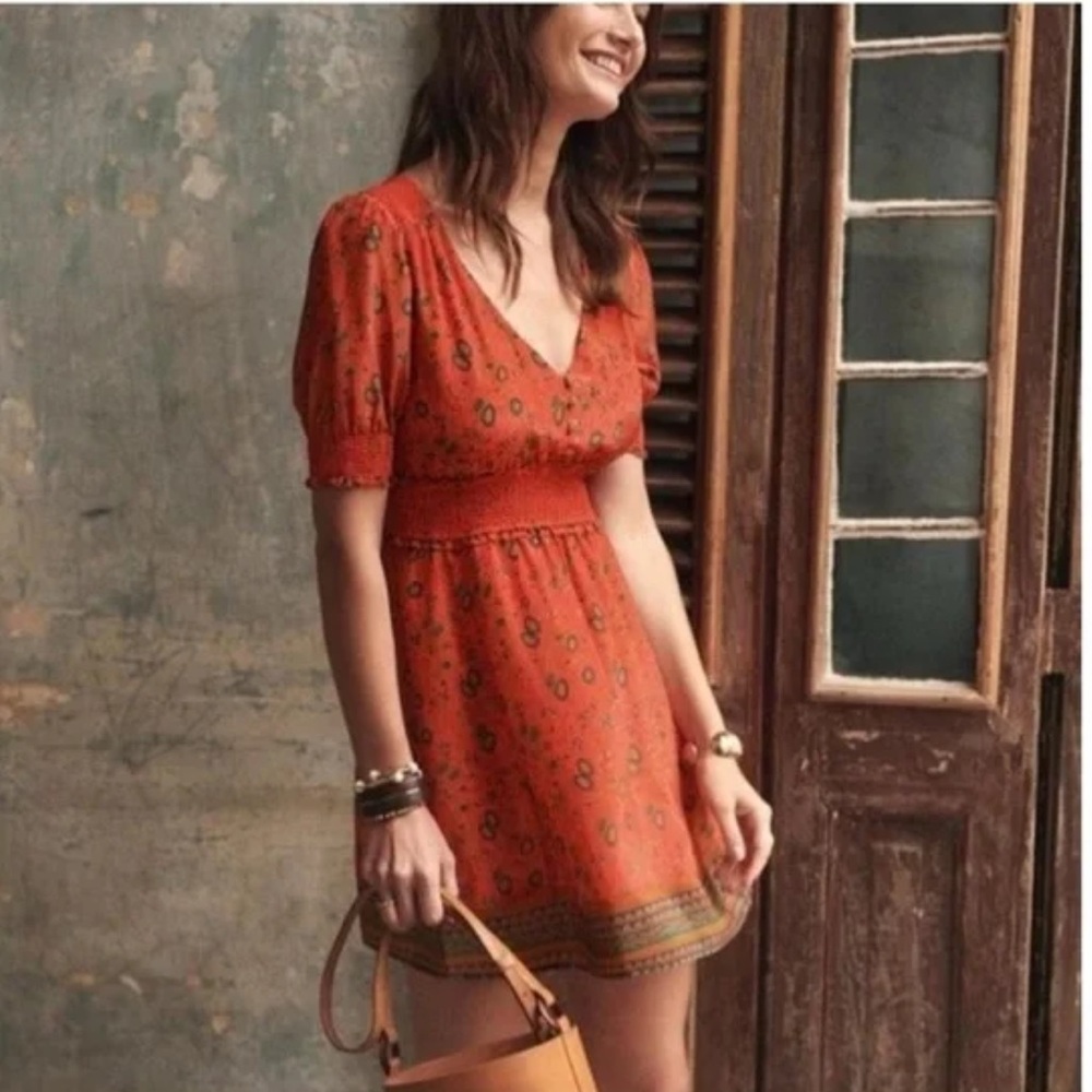 Sezane silk dress